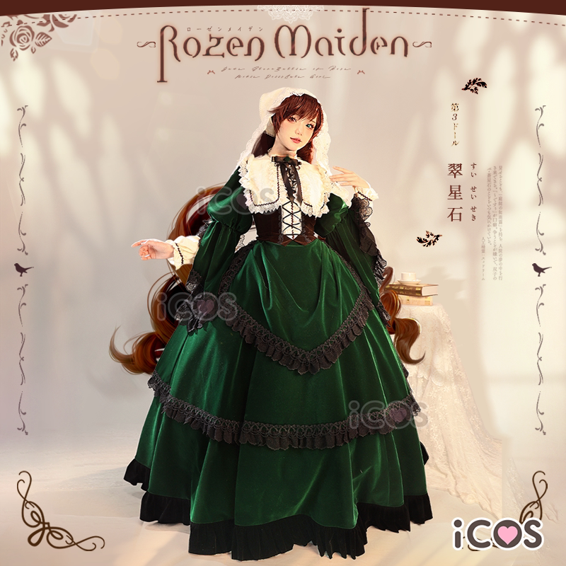 现货ICOS蔷薇少女翠星石cos真红水银灯动漫cosplay服装女，哪些特点让它成为二次元爱好者的首选？-Cosplay女装cos女装-淘宝好物网