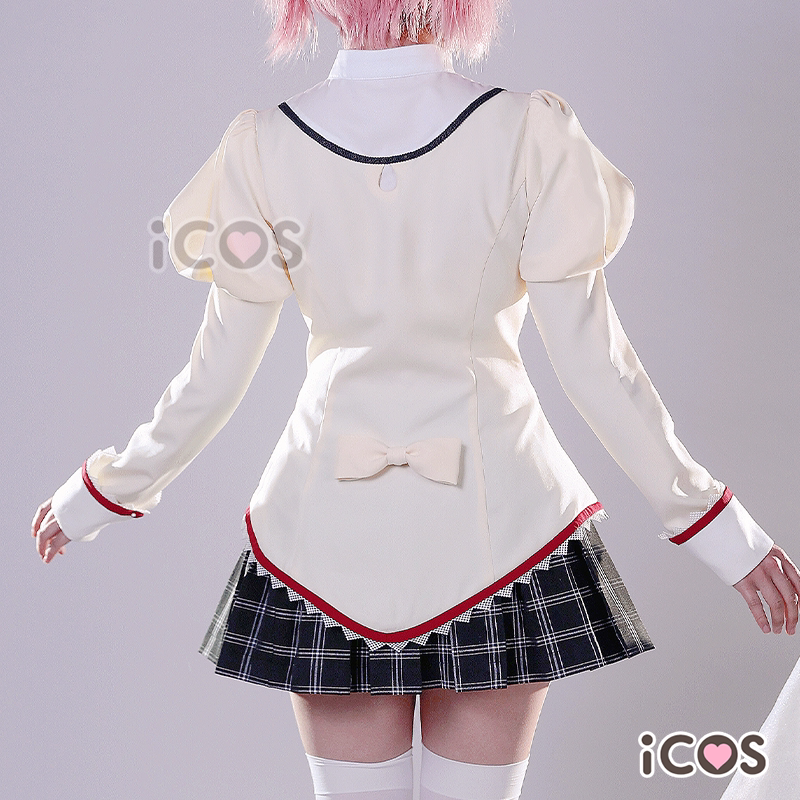 现货ICOS魔法少女小圆校服cos全套!鹿目圆&晓美焰同款制服大测评🔥穿进去我直接变身正义使者?!-Cosplay女装-淘宝好物网
