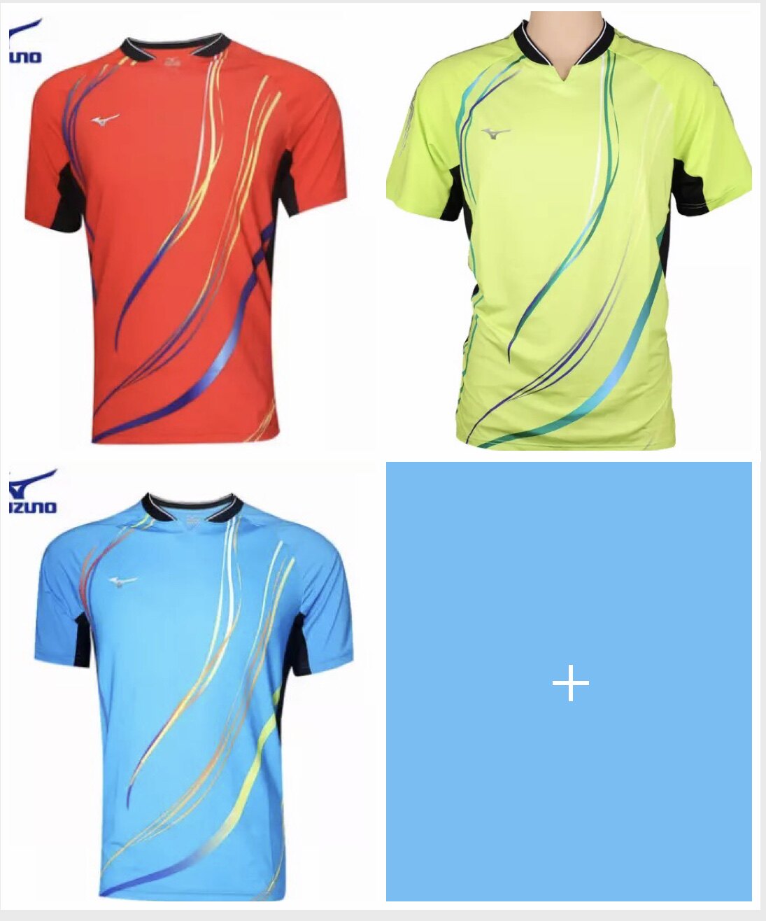 Code-cut special Mejin-enriched sports clothing short sleeves