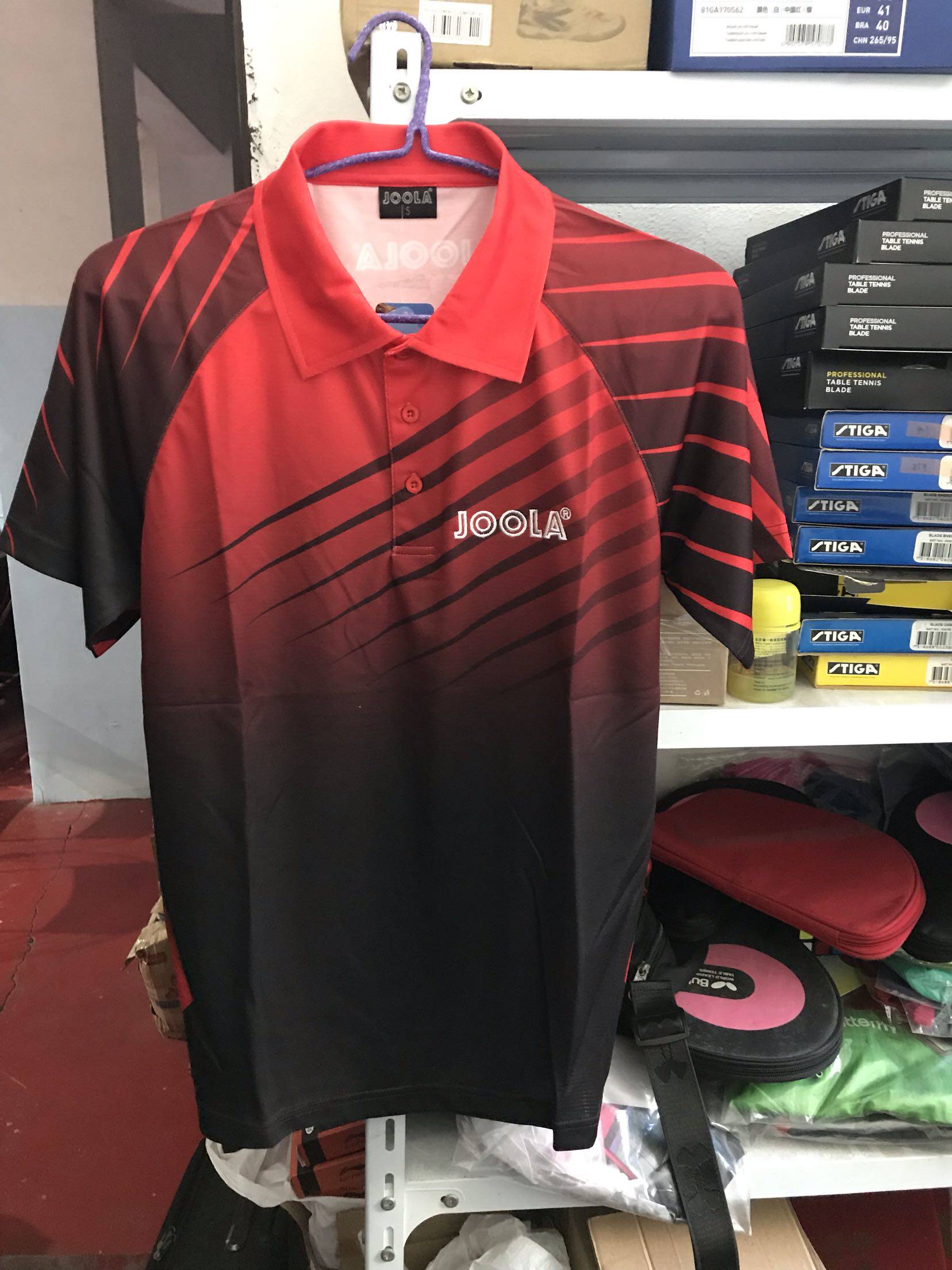 Zhangzhou Table Tennis Superimported version Jura table tennis suit Short sleeves T-shirt Sport suit with collar speed dry clothes breathable-Taobao