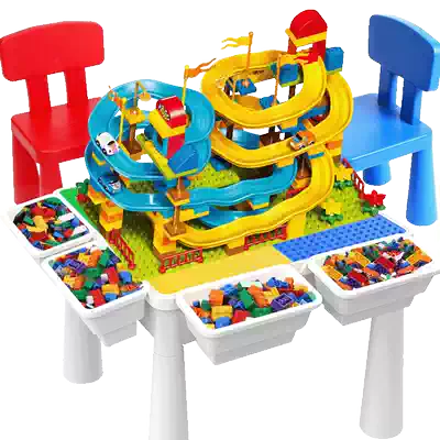 Building block tables are dedicated (do not shoot without objects)