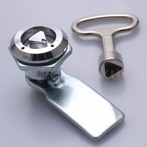 MS705 Triangle Lock Core Cylindrical Lock High And Low Pressure Distribution Cabinet Lock Case Cabinet Door Lock Enterprise Box Round Lock