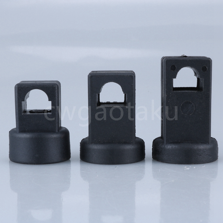 Lock lever fixed piece RG002-1-2-3 black plastic fixed piece guide piece electric cabinet door with drawbar accessories-Taobao