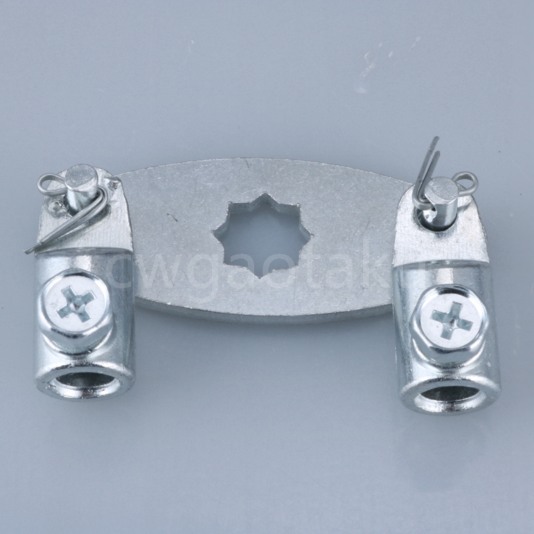 MS818 tie rod piece MS480 with ears MS888 World connecting rod lock piece 887 three-point steel bolt with small ear