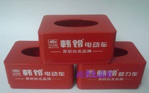 Advertising plastic tissue box custom tissue box tissue tube napkin box tissue storage box printable LOGO