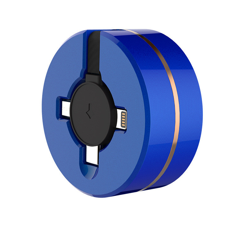 Three-in-one scaled data line portable Android typec for Apple Huawei mobile phone charging line custom logo