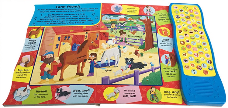 英文原版 Old MacDonald and The Noisy Farm 