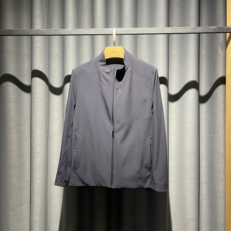Stand-Collar Men's Jacket, Young Business Style, Stylish and Supportive, Stretchy and Comfortable, Spring and Autumn Men's Outerwear