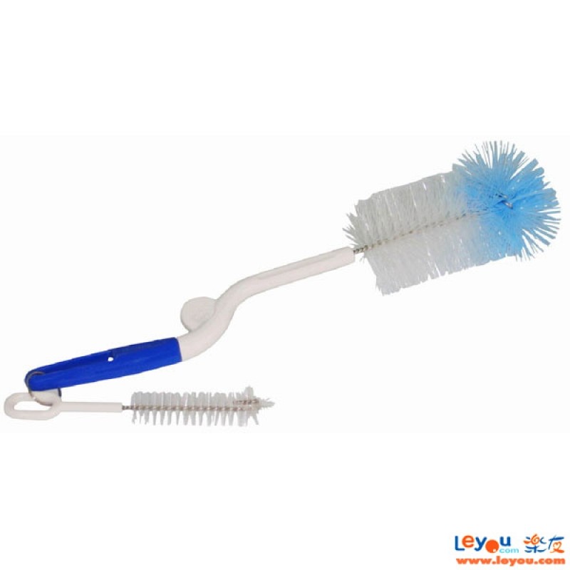 乐友孕婴童贝亲婴儿奶瓶刷旋转尼龙刷宝宝奶瓶刷子奶嘴刷婴儿用品