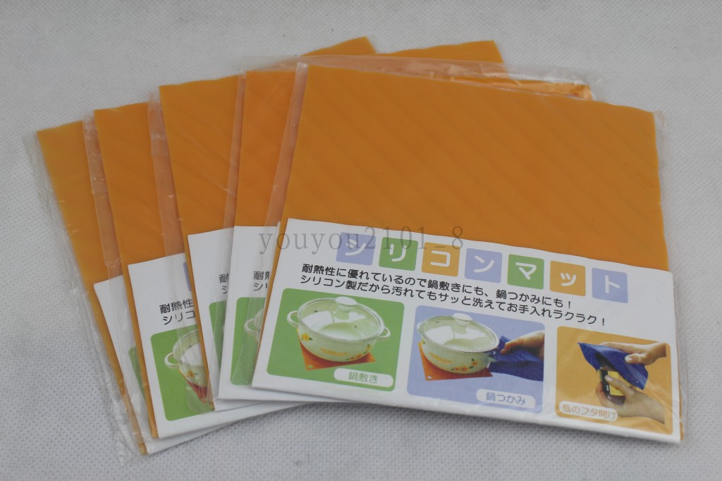 Japan 3WAY tail single style twill plastic pad heat insulation pad pot pad open tool