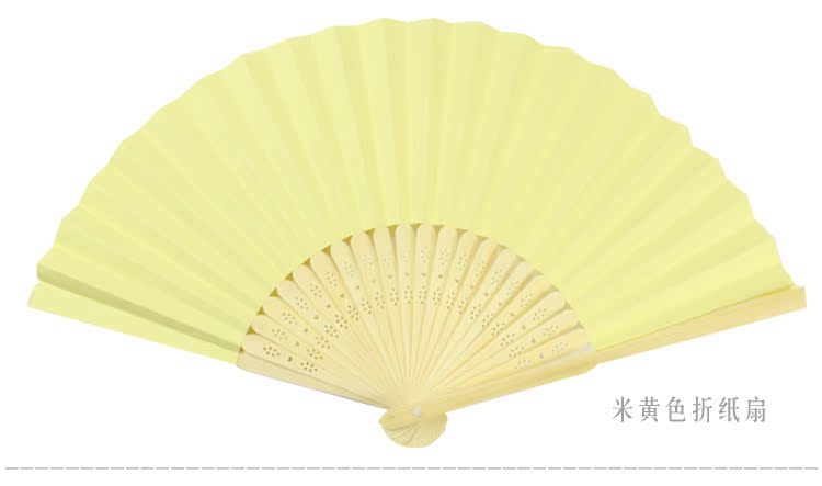 Màu trống gấp fan mẫu giáo sáng tạo TỰ LÀM nguyên liệu handmade phong cách Trung Quốc thư pháp cung điện fan