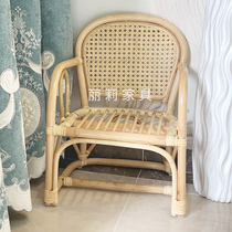 Rattan Children Chair Mesh Red Baby Shooting Rattan Chair Props Swing Piece Kid Dining Chair Home Small Chair Pure Vines