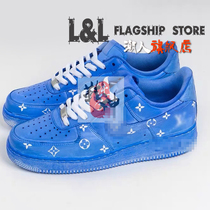 Shoes not included] LL trendy creative DIY painted hand-painted dip-dyed tie-dye hand-customized air force one printing and dyeing graffiti
