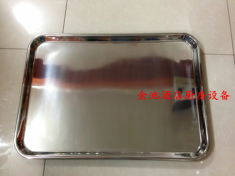 304 material 18 pieces of Japanese-style stainless steel square tray fruit plate High-grade stainless steel multi-purpose plate 27*21*2