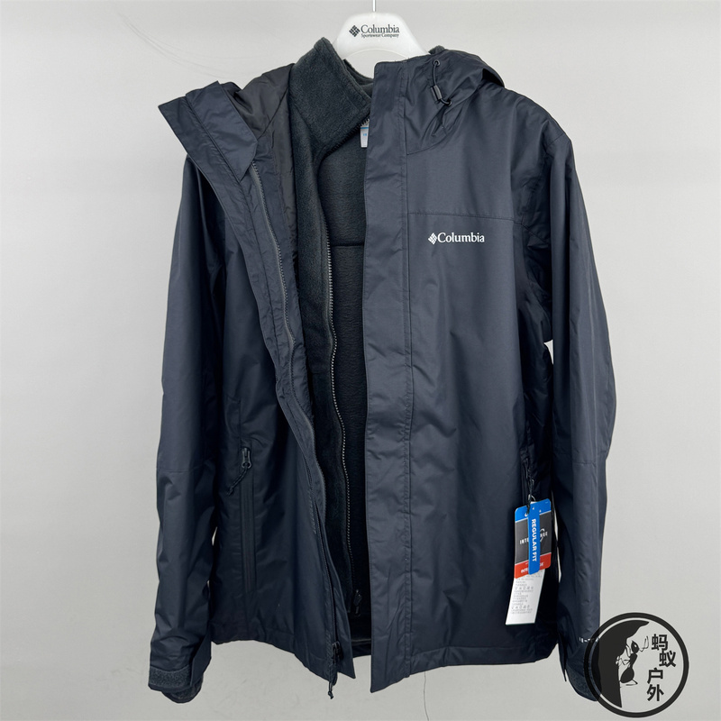 New Autumn and Winter Columbia Men's Outdoor Waterproof Fleece Three-In-One Jacket We3321