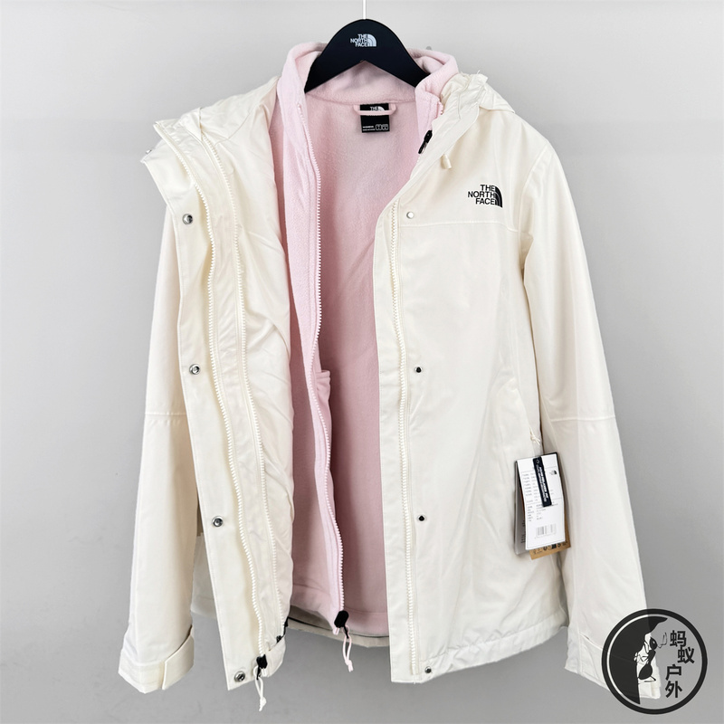 26 Spring New the North Face Women's Outdoor Fleece Liner Three-In-One Waterproof Jacket 8Ck3