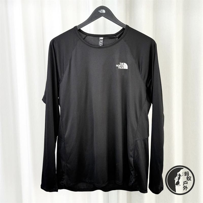 Spring and Autumn the North Face Men's Outdoor Quick-Drying Breathable Sunscreen Lightweight Odor-Resistant Long-Sleeve T-Shirt 8Dg1