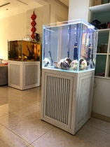 Fish tank bottom cabinet Medium-sized glass fish tank base European-style fish tank floor cabinet Aluminum alloy shelf fish tank cabinet Ecological