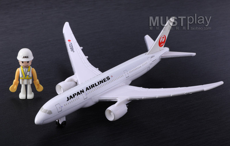 Модель машины 日本tomy多美卡正品ana航空787合金飞机拖车jal机场模型套装玩具 Takara