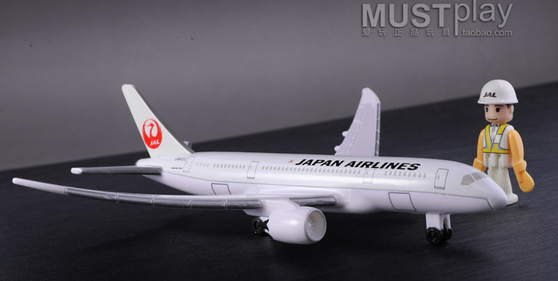 Модель машины 日本tomy多美卡正品ana航空787合金飞机拖车jal机场模型套装玩具 Takara