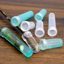 Red tube orchid tube hydrangea tube flower raising tube water storage plastic tube flower preservation tube flower water preservation base flower shop