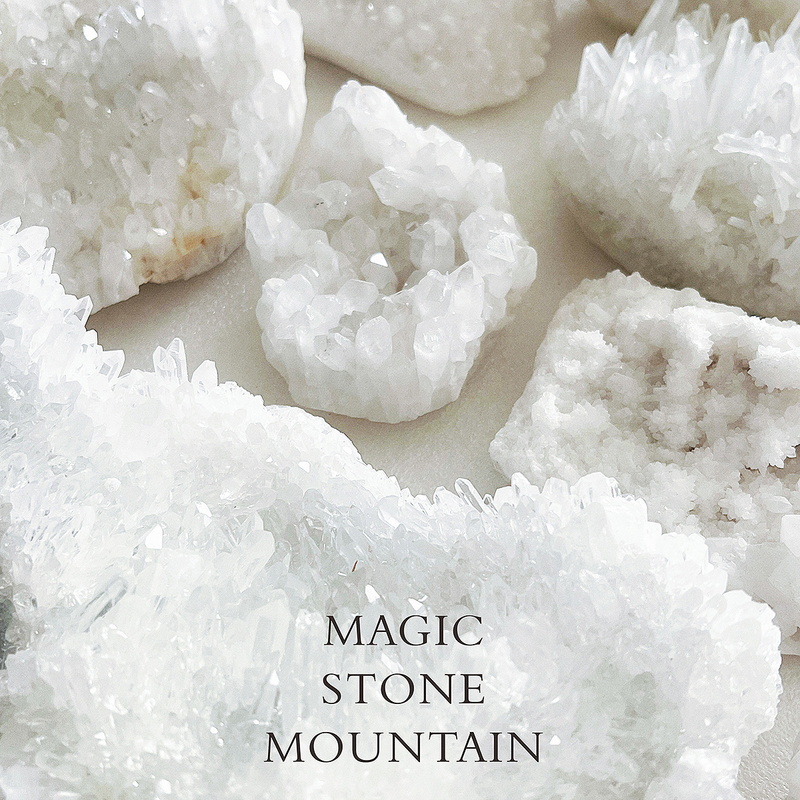 Natural White Crystal Cluster for Demagnetization and Purification, Office Decoration, Living Room Entrance, Niche High-End Gift