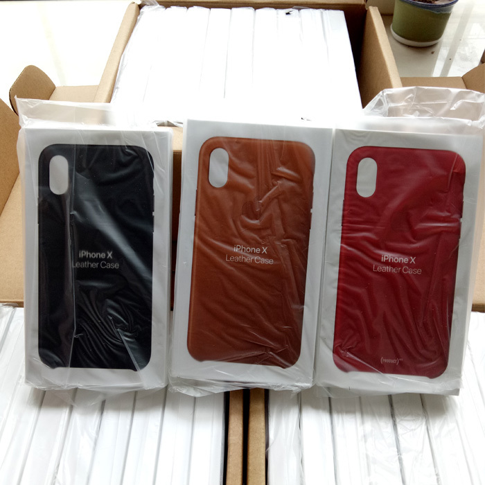 Aping Premium Products |   Suitable for iPhone X Original Silicone Leather Phone Case