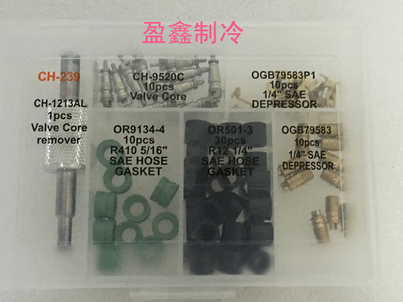 Dazzling valve core repair bag CH-239 coolant tube dosing tube needle valve lever valve core dosing tube fitting