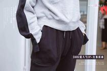 Amera D482 super popular cp womens casual pants warm velvet lace-up leg sports pants loose specials