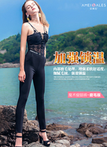 Amera D278 magic thin leg pants brushed version of the body pants Pencil sharpened elastic spring and autumn womens pants wear outside