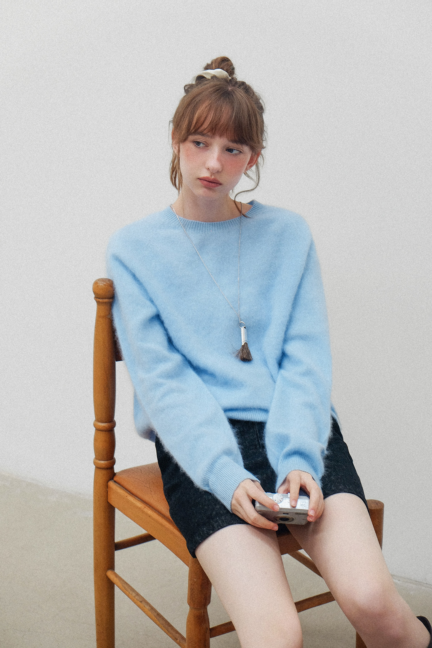 12%OFF】フィルター要らず / シームレスニットセーター / 起毛カシミヤ