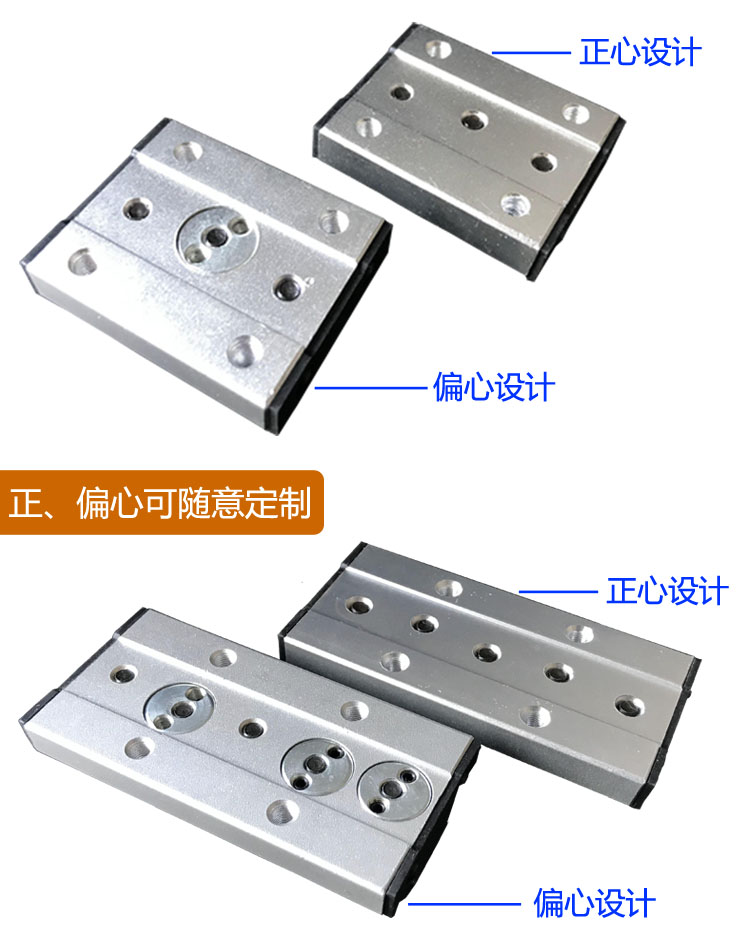 轴承座SGB 内夹式双轴心SGR滚轮导轨配套滑块10/10E 15 15N 20 20N 25 35(图5)