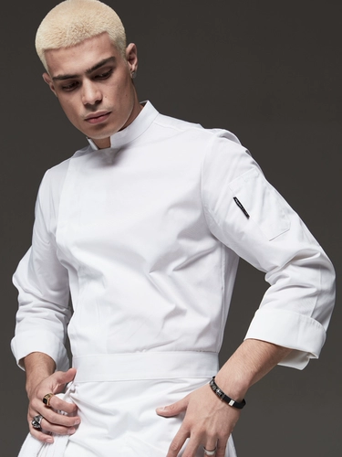 Униформа из шеф-повара Duomilai Униформа из коротких рукавов мужской индивидуальной индивидуальный шеф-повар отель весна и летние водонепроницаемы