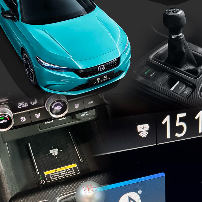 Shanghai dry reform original mobile phone wireless charging panel suitable for INTEGRA 11th generation Civic