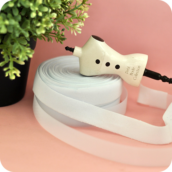 Handmade DIY baby clothing accessories Ultra-thin velcro nylon adhesive buckle thickness 1mm wide 2cm long 20cm