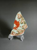 541 Jiajing colorful fish leaping picture porcelain specimen