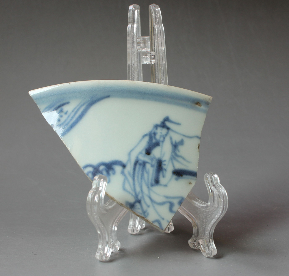 2 specimens of Lu Dongbin ancient porcelain pieces in the blank period of 2684