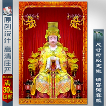 Buddha statue hanging painting Mazu statue Mazu statue Mazu statue praying idol Statue portrait customization