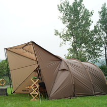 Fire Maple has a large space canopy tunnel tent in the wild windproof and rainproof multi-family camping double tent