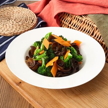 Western pasta dish ceramic tableware round straw hat plate