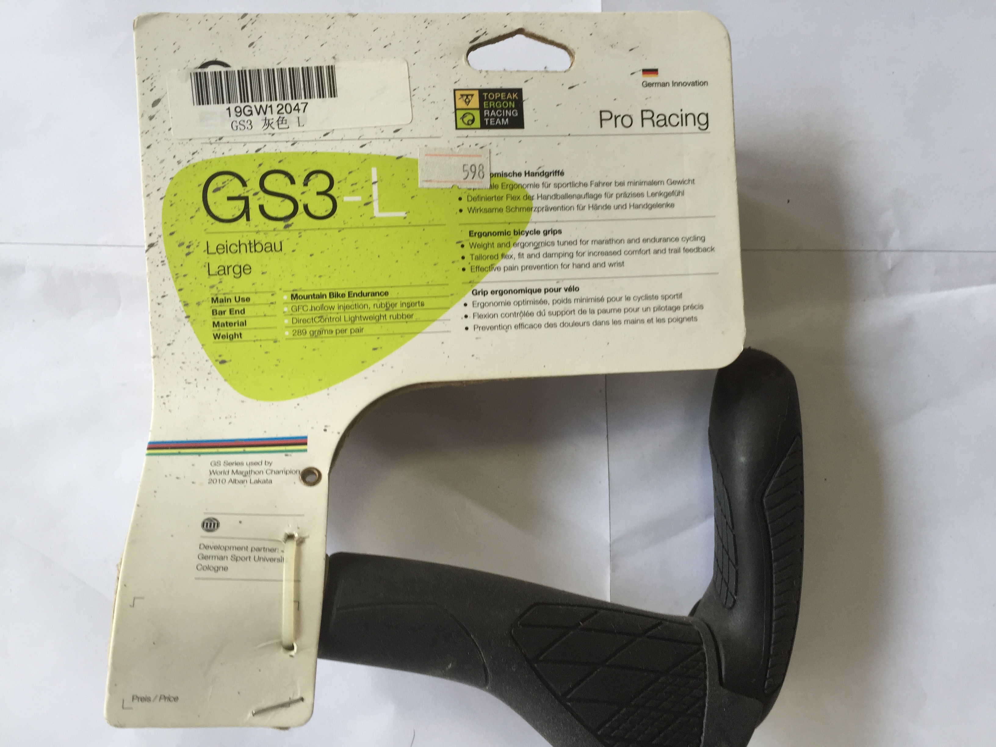 Poignées de vélo ERGON - Ref 2351083 Image 4