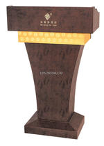 New Lecture Desk Chair Desk Consultation Desk reception desk Leather Speech Desk Conference Table Solid Wood Lecture Table