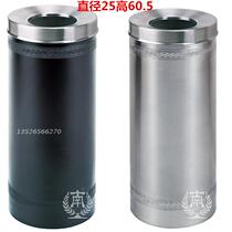 South Waste Paper Barrel Ash Barrel Stainless Steel Bin Hotel Lobby Seat Ground Vertical Ash Bucket Fashion