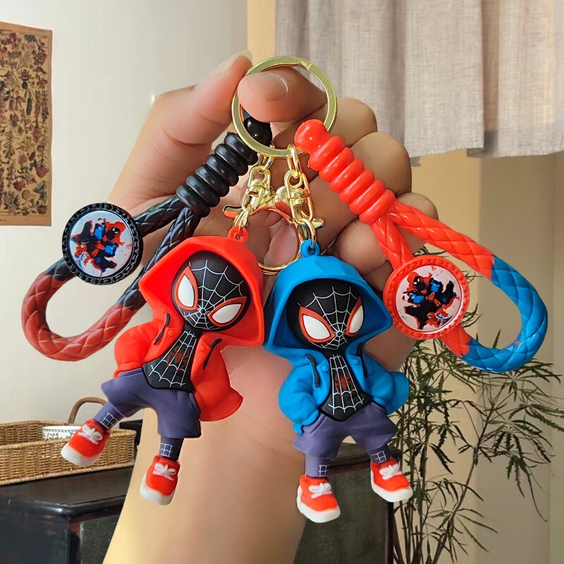 Creative Cartoon Marvel Captain America Iron Man Keychain for Men and Women, Bag and Car Key Chain, Small Gift, Silicone Creative Cartoon Marvel Captain America Iron Man Keychain for Men and Women, Bag and Car Key Chain, Small Gift, Silicone