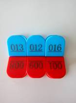 Number plate clip sauna bath bath registered hand shoe clip sauna shoe clip shoe clip number