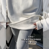 宋正恩 Белый осенний лонгслив, базовая футболка