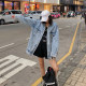 Song Zhengen denim jacket women's design niche spring 2024 new Korean style loose retro jacket top fashion