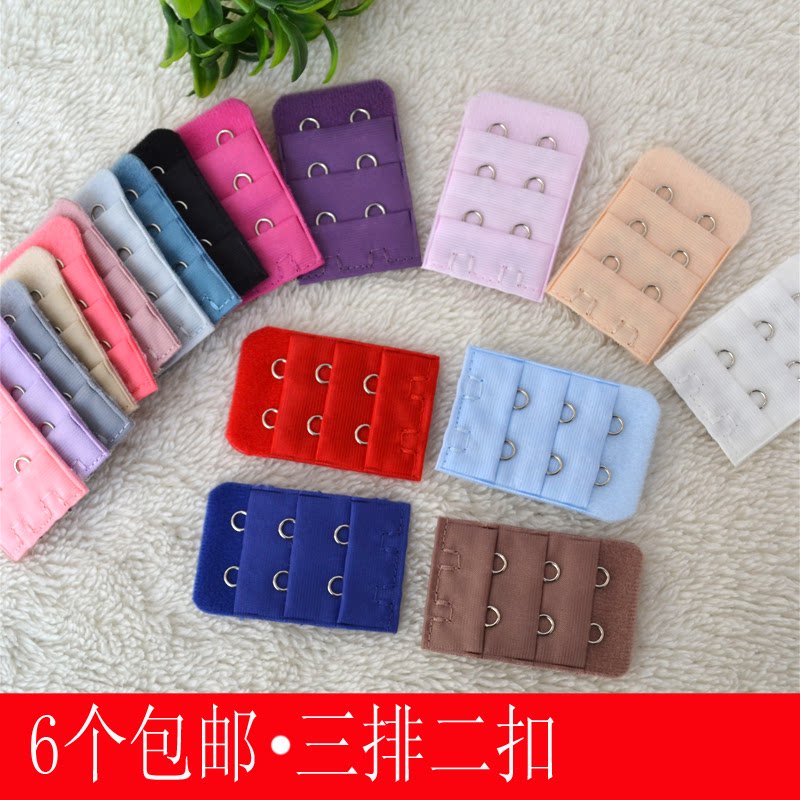 Bra extension buckle Extension buckle Rear buckle Three rows of two buckles Three rows of two buckles Three rows of two buckles Three rows of two buckles