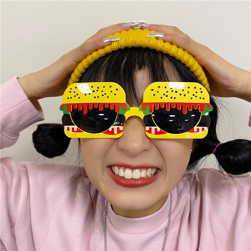 Funny IG Style Gradient Color Solid Color UV400 Protection Resin Round Frame Special-Shaped Mirror Square Full Frame Women's Sunglasses display picture 12
