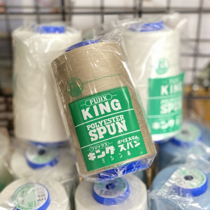 Great king machine stitches 3000 meters a barrel of FUJIX King Spun polyester fiber machine stitched sewing machine with thread